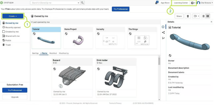 Tạo Document mới