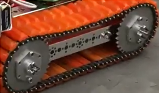 Hệ thống truyền động kết hợp xích và bánh răng